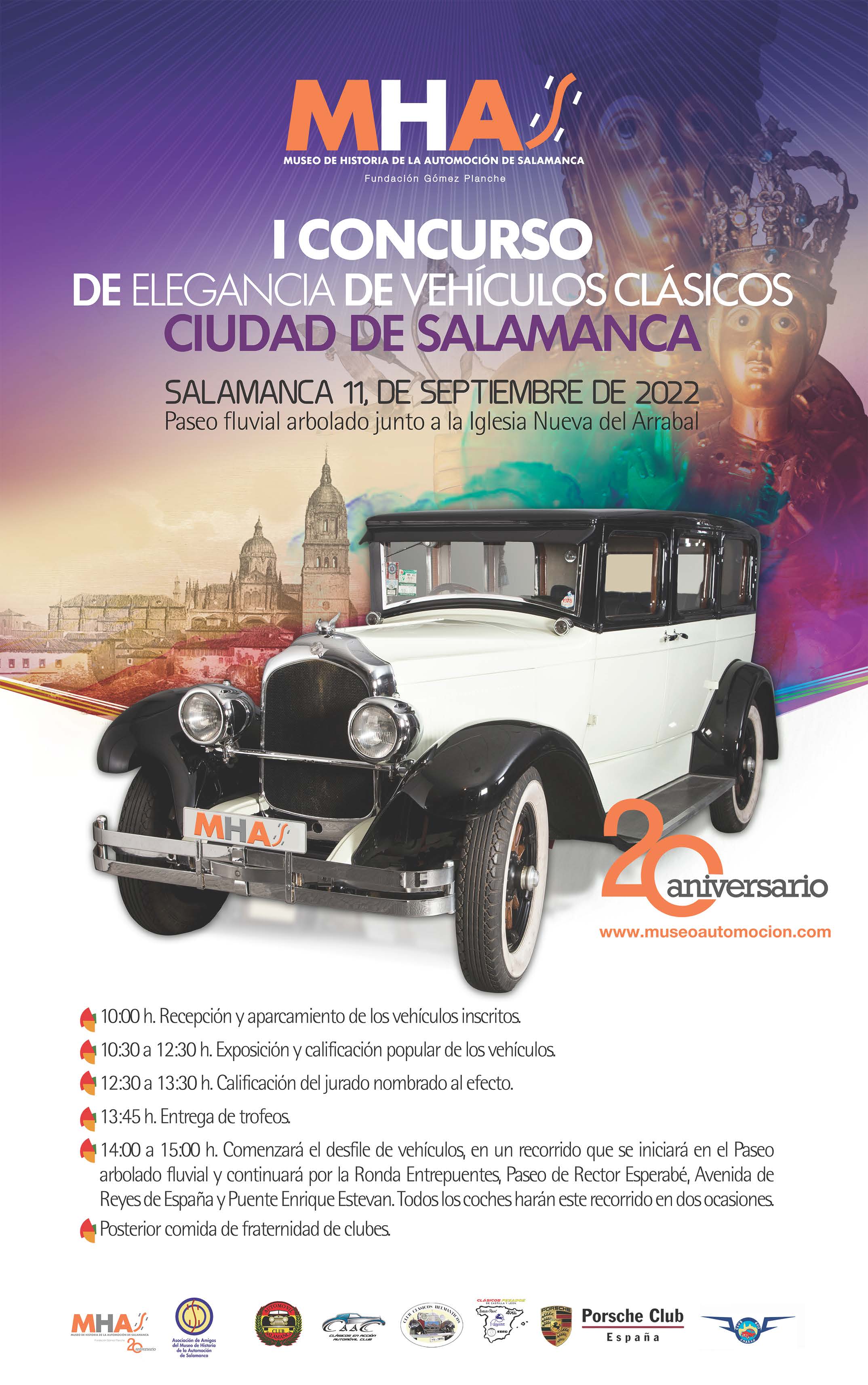 Primer Concurso de Elegancia de Vehiculos Clasicos Ciudad de Salamanca