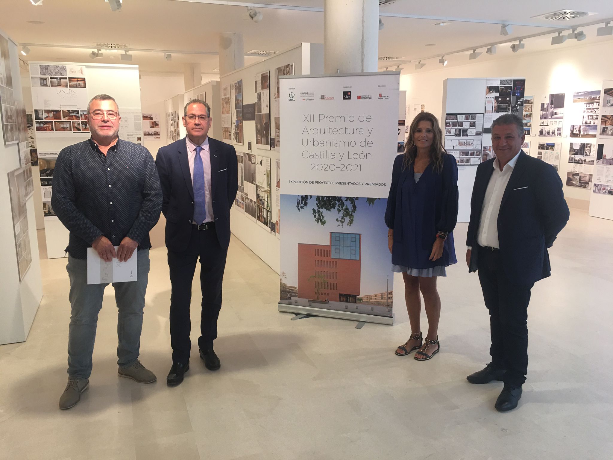 Inauguracion de la exposicion sobre los Premios de Arquitectura y Urbanismo de Castilla y Leon