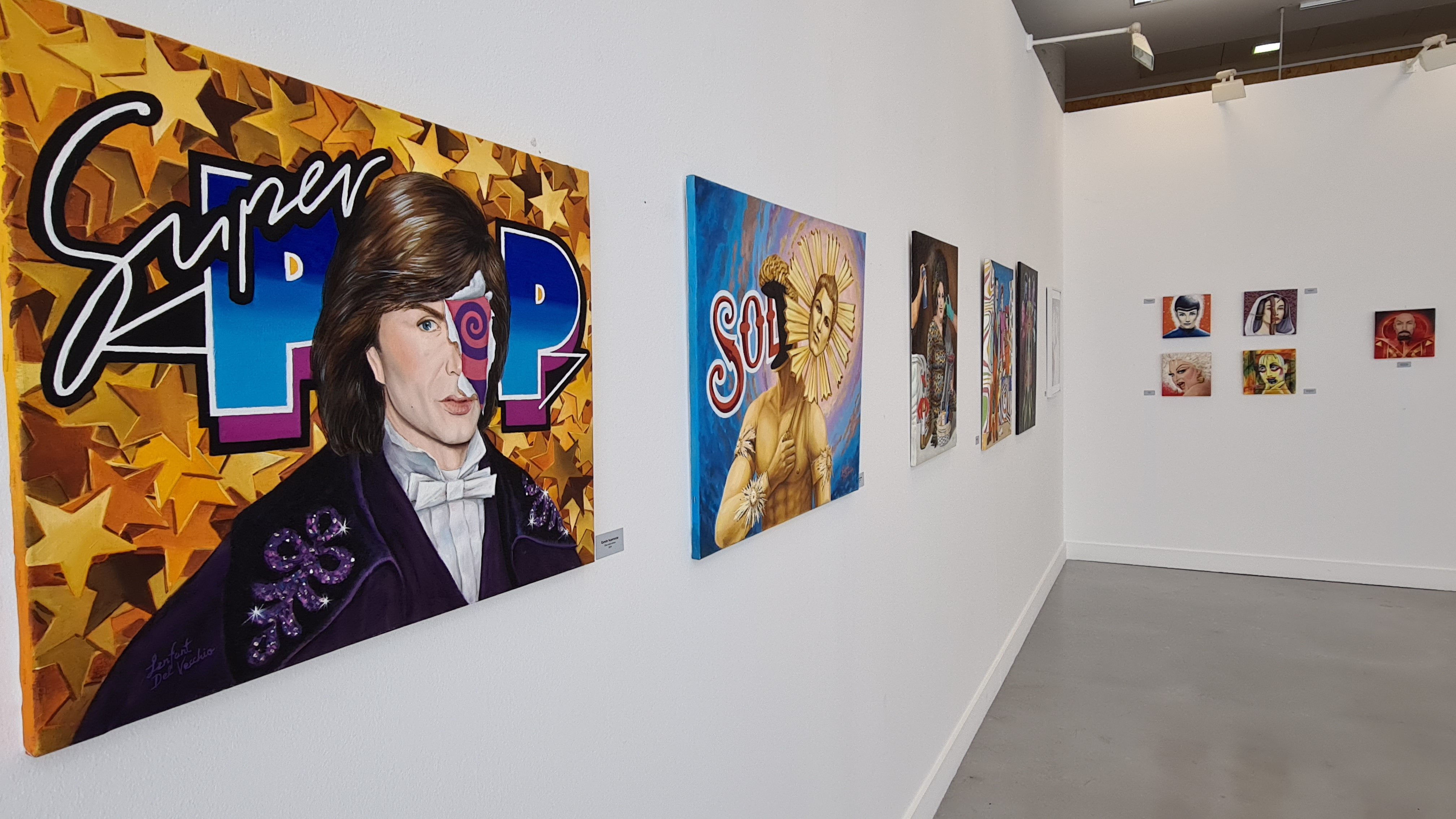 Exposicion  La comedia del arte  de Lenfant del Vecchio