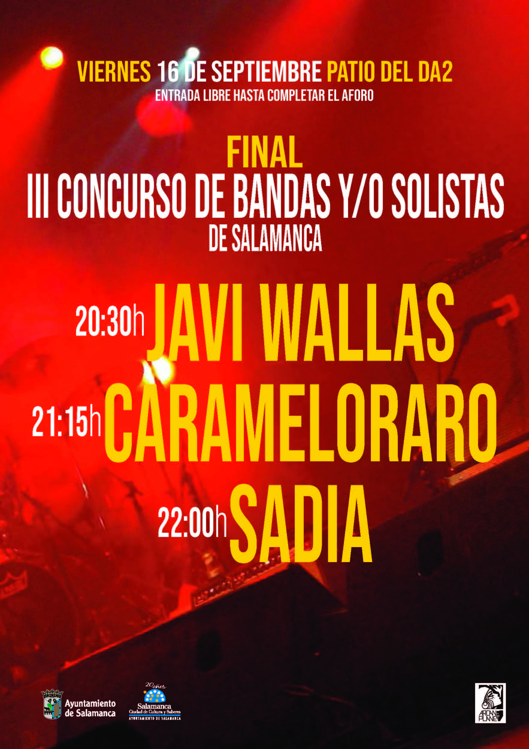 El Patio del DA2 acogera manana la final del III Concurso Municipal de Bandas