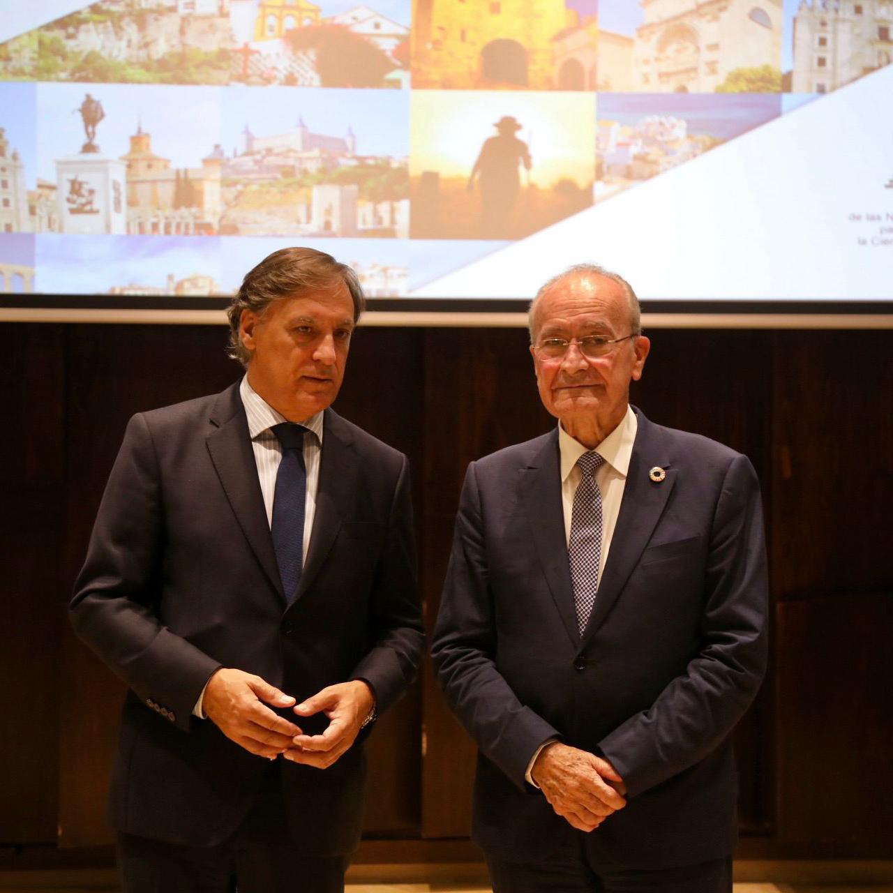 Carlos Garcia Carbayo y Francisco de la Torre en el foro Greencities de Malaga