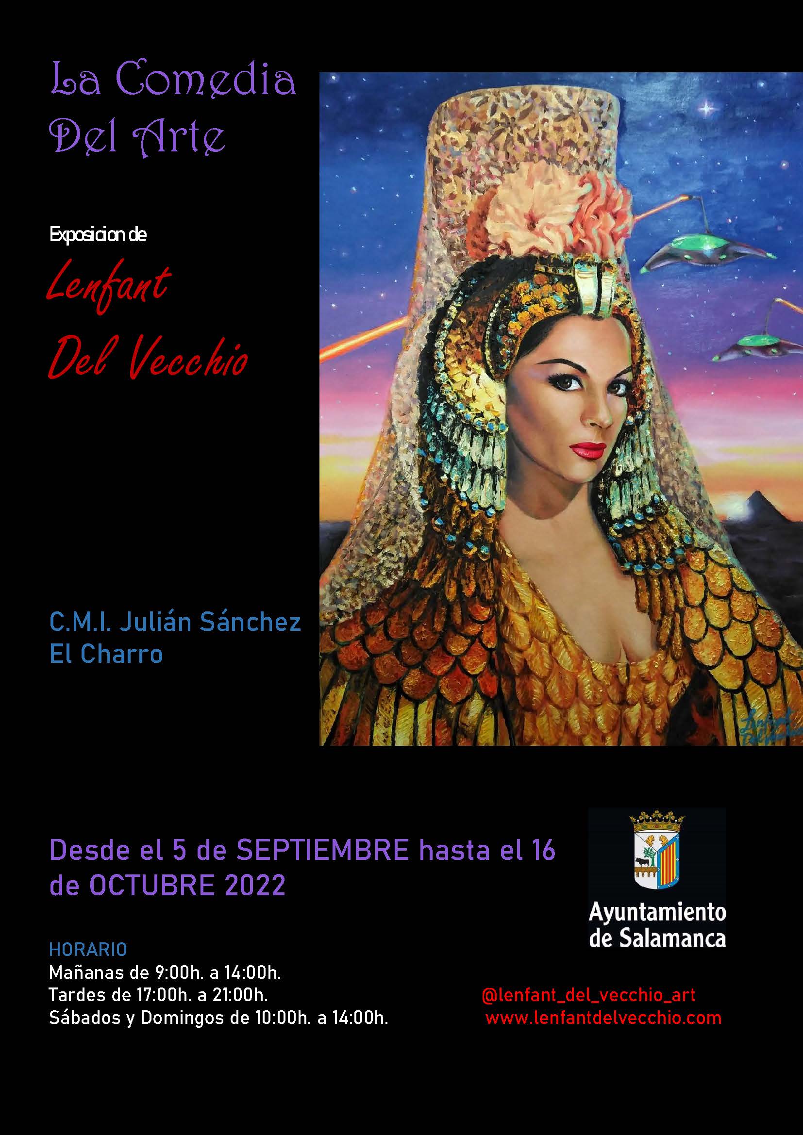 La exposicion  La comedia del arte  de Lenfant del Vecchio se prorroga hasta el 16 de octubre