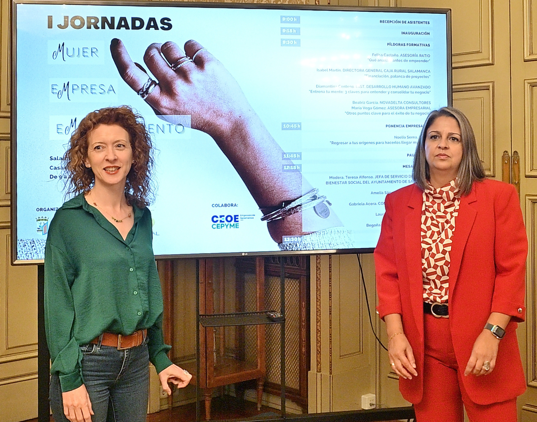Ana Suarez ha presentado hoy las I Jornadas Mujer  Empresa y Emprendimiento