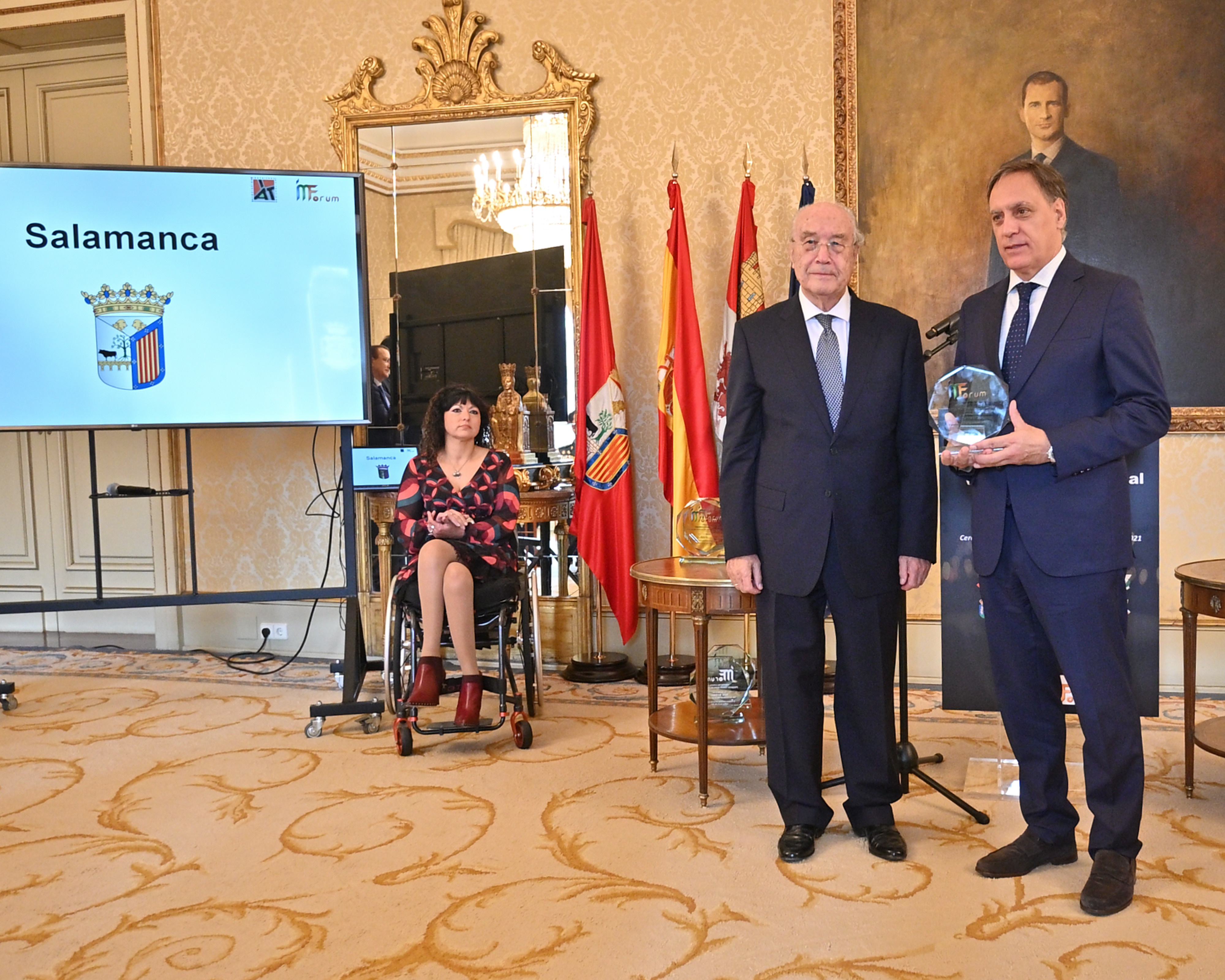 La ciudad de Salamanca ha recibido hoy el Premio Vision Zero Municipal