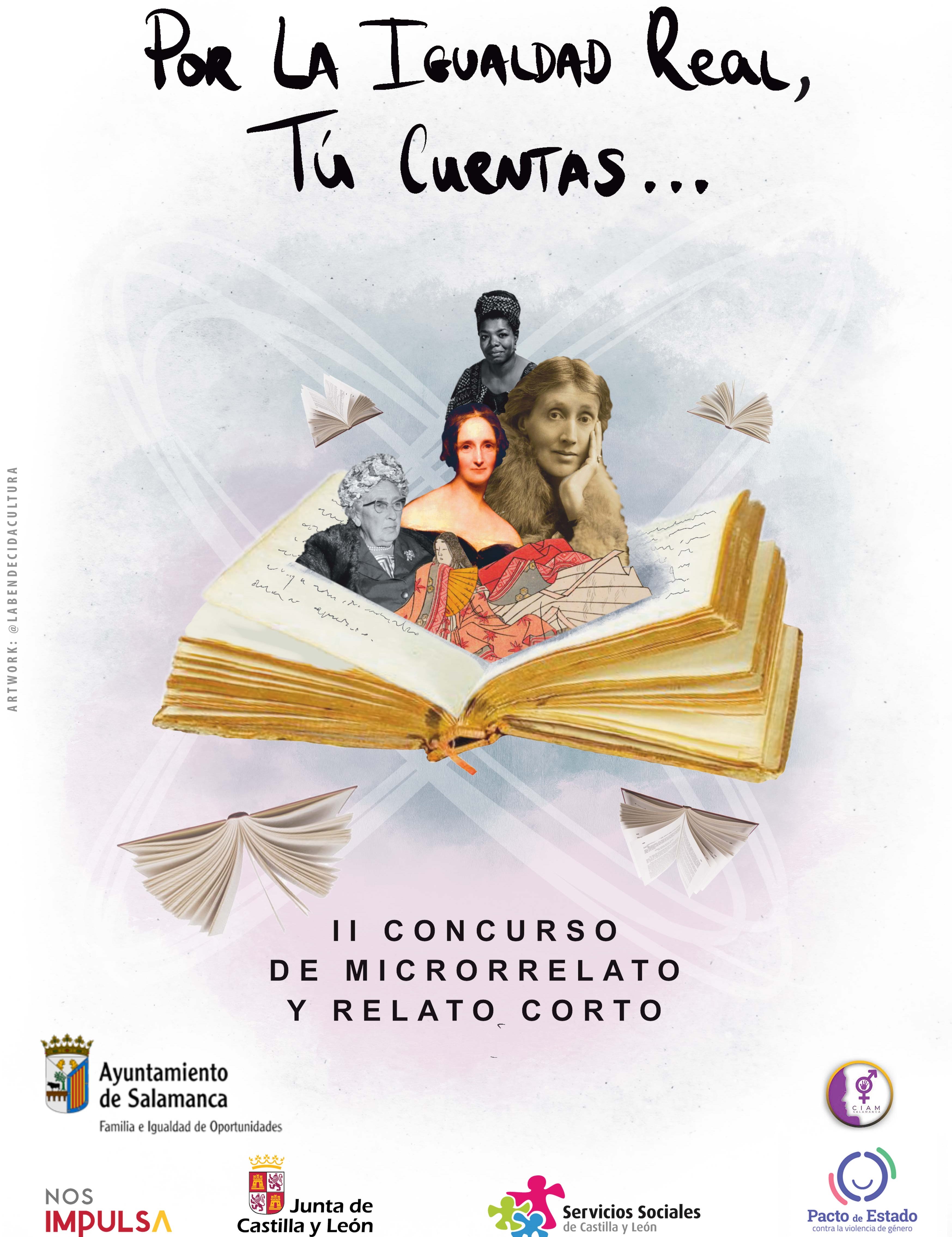 Concursos de microrrelatos  relatos cortos  grafitis y pintura mural por la igualdad