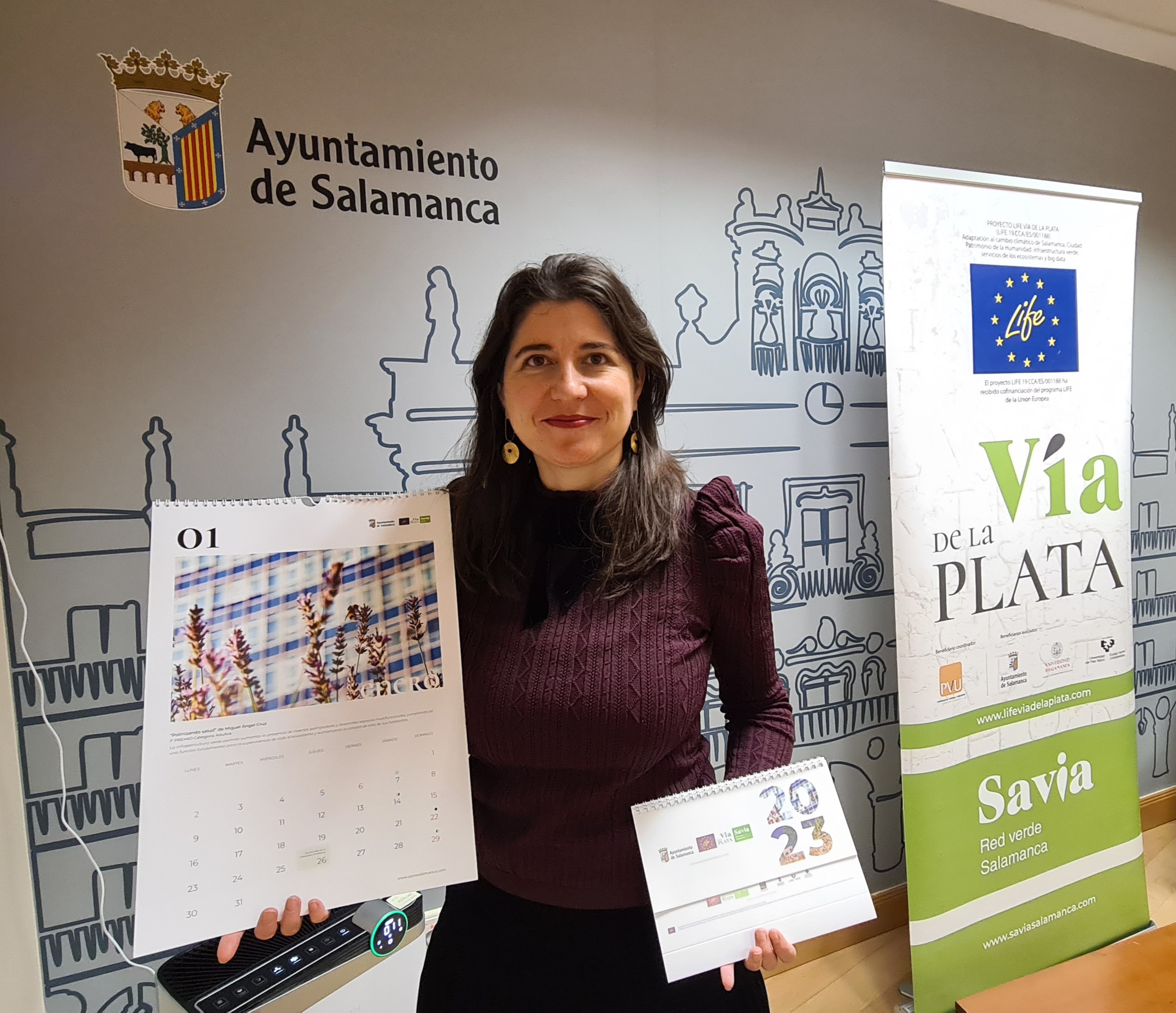 Calendario de 2023 con imagenes del segundo Concurso de Fotografia SAVIA-LIFE Via de la Plata