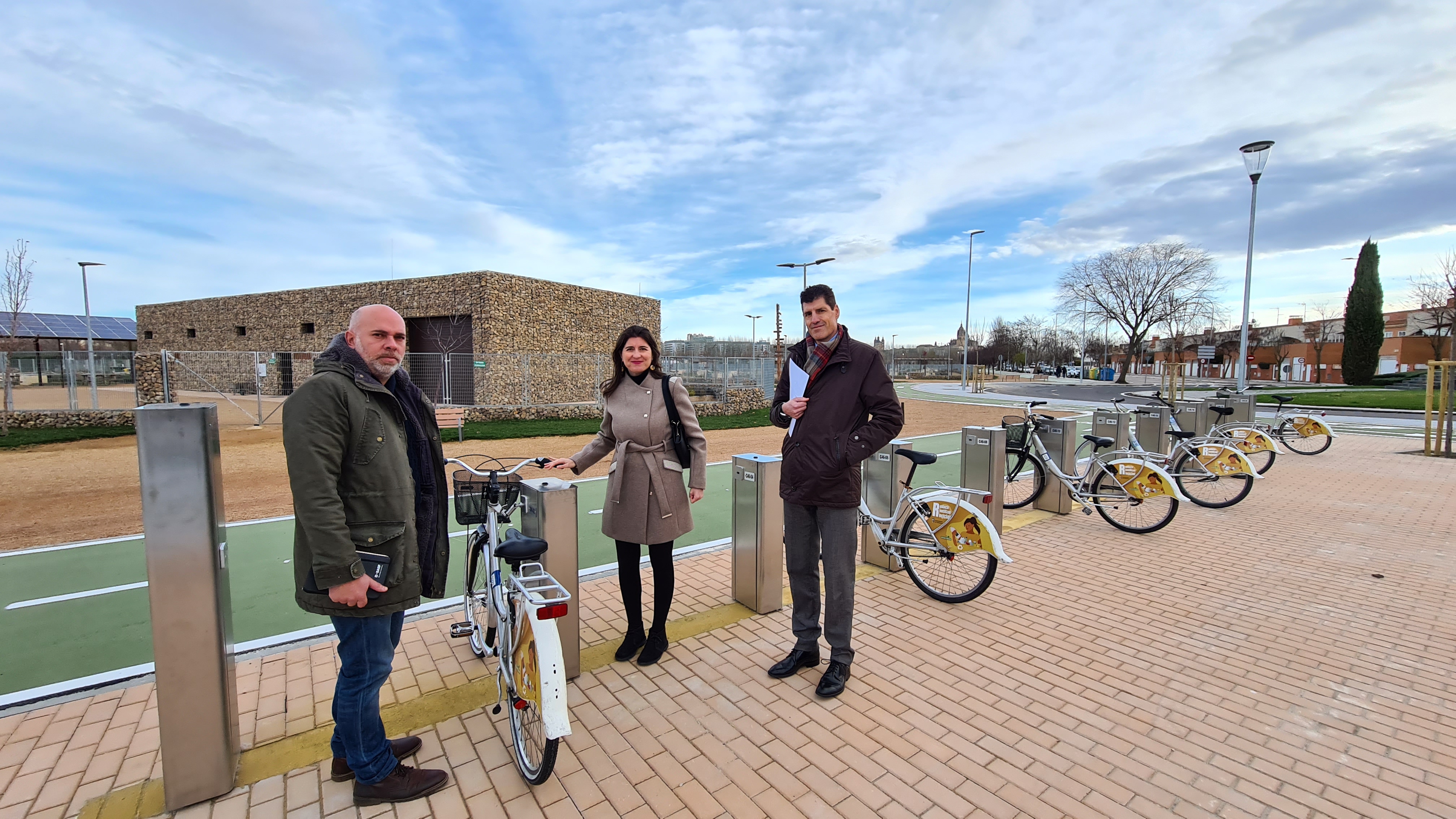 Nueva base de prestamo  SALenBICI  en los Huertos Urbanos