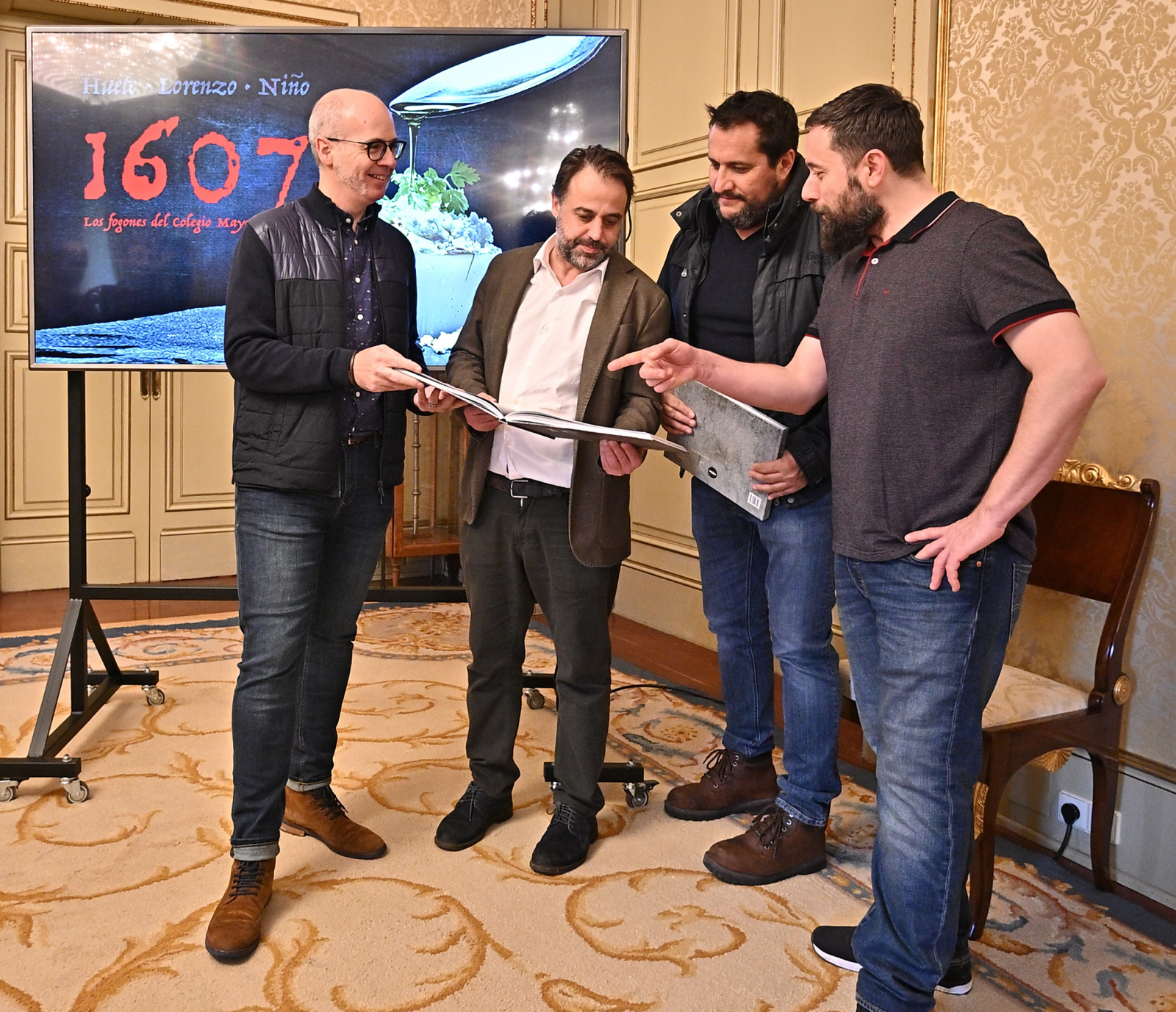 Presentacion del libro  1607. los fogones del colegio mayor