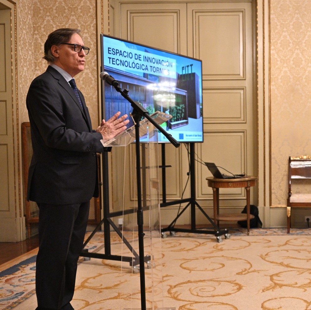 Carlos Garcia Carbayo ha presentado hoy el nuevo Espacio de Innovacion Tecnologica Tormes (EITT)