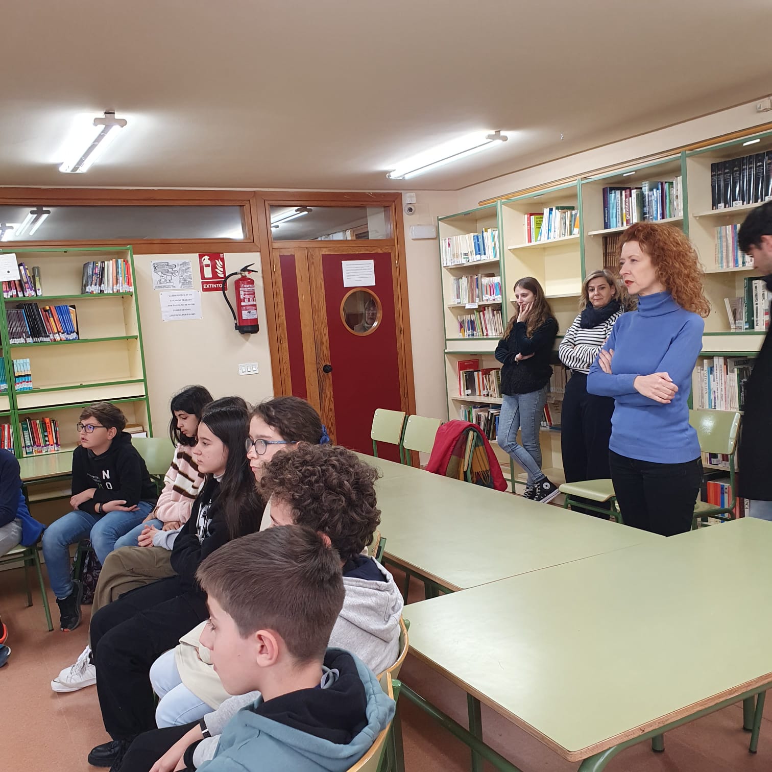 Visita a un taller  en el IES Vaguada de la Palma  de  Abordaje de la violencia entre Iguales