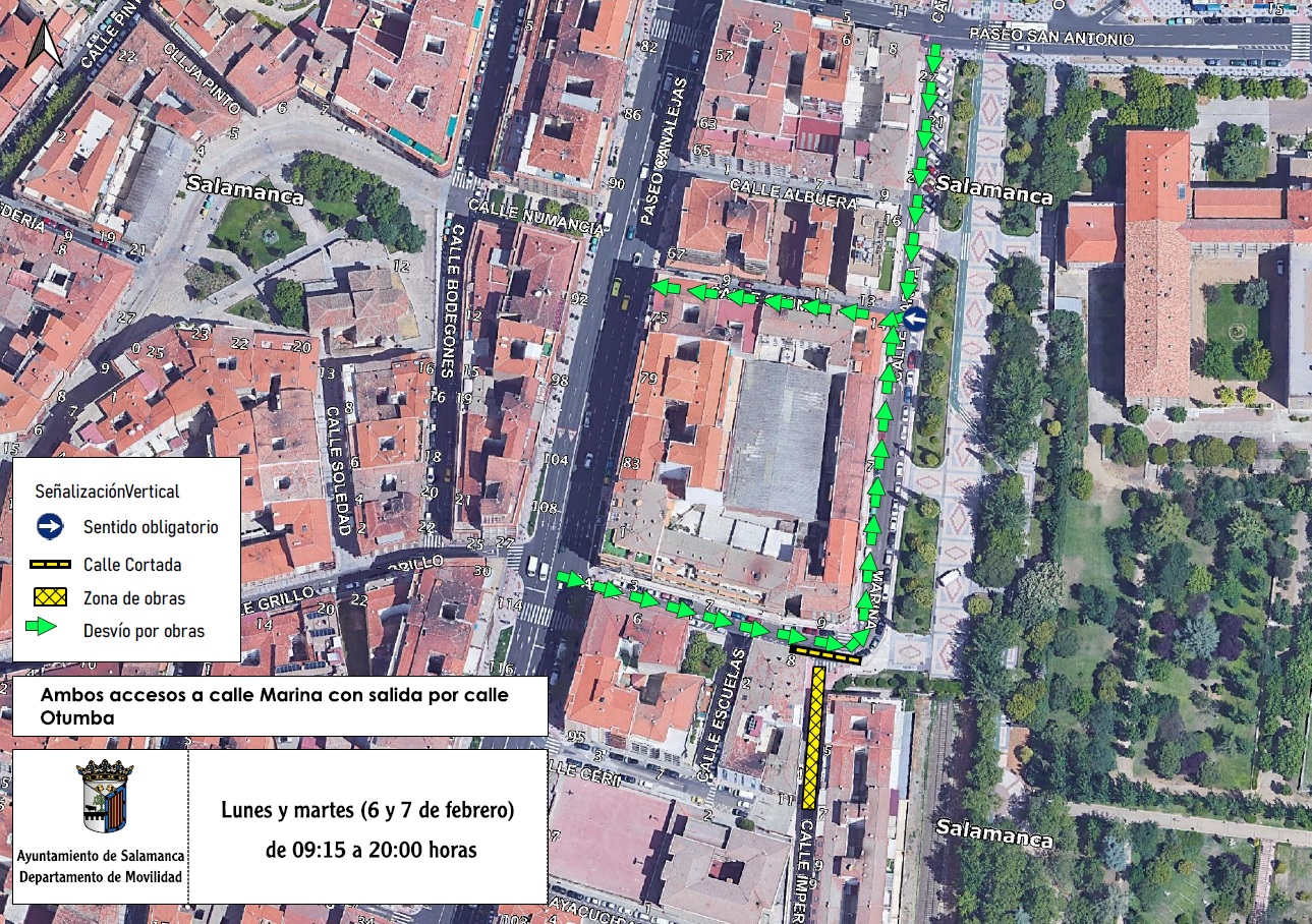 Corte de trafico los dias 6 y 7 de febrero