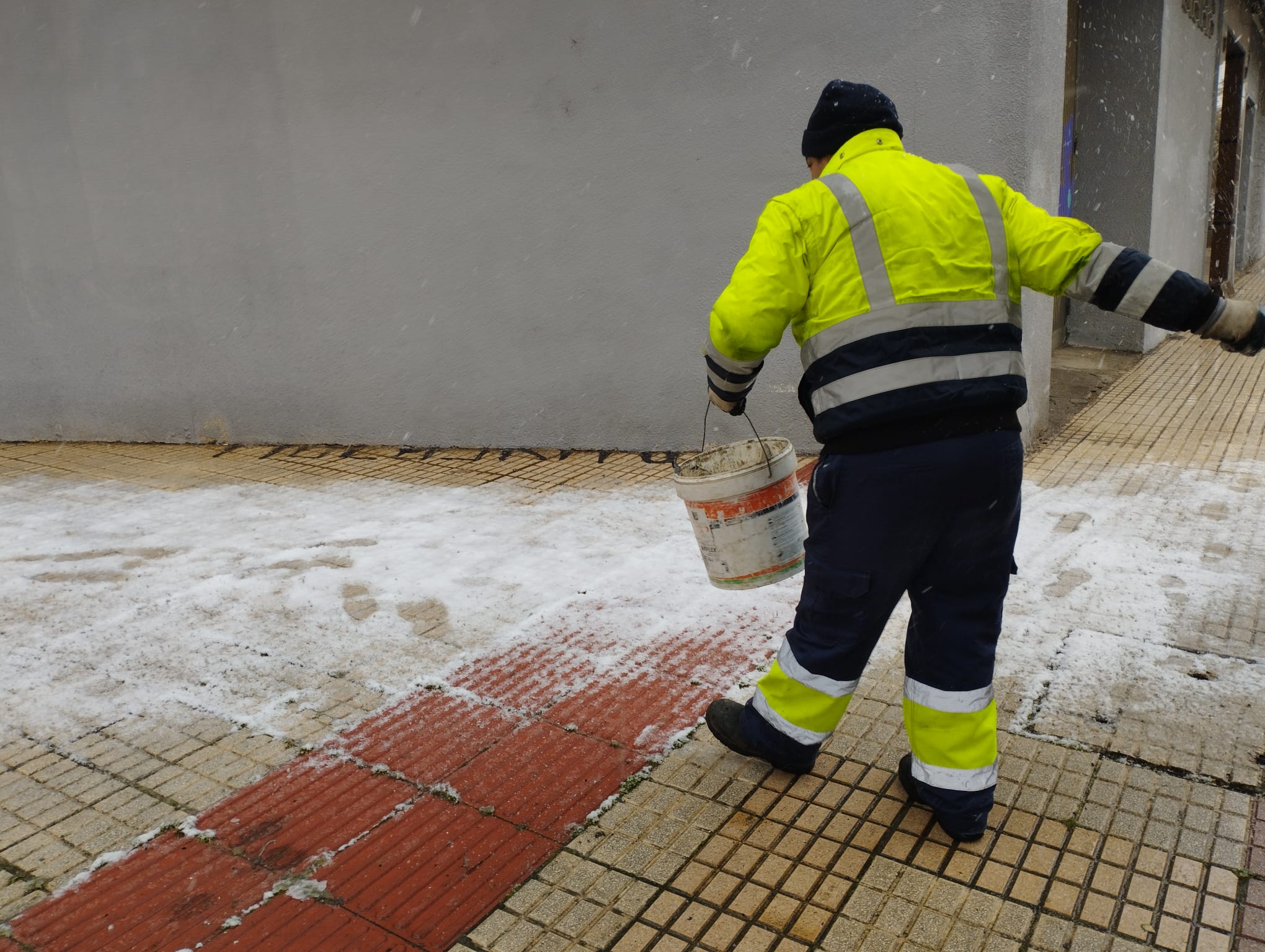 Activado el protocolo ante precipitaciones en forma de nieve