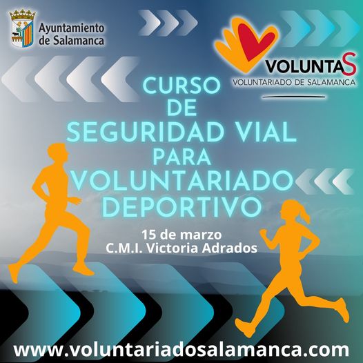 VoluntaS  organiza el curso sobre  Seguridad Vial para Voluntariado Deportivo