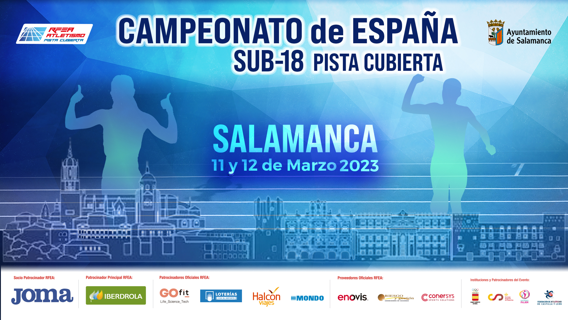 El Ayuntamiento colabora en el Campeonato de Espana de atletismo Sub-18