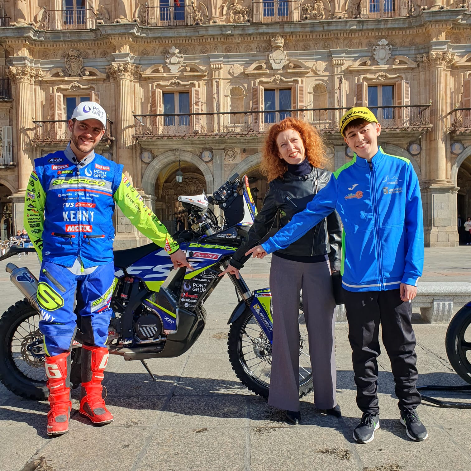Los pilotos Lorenzo Santolino y Sergio Verdugo promocionaran la imagen de Salamanca