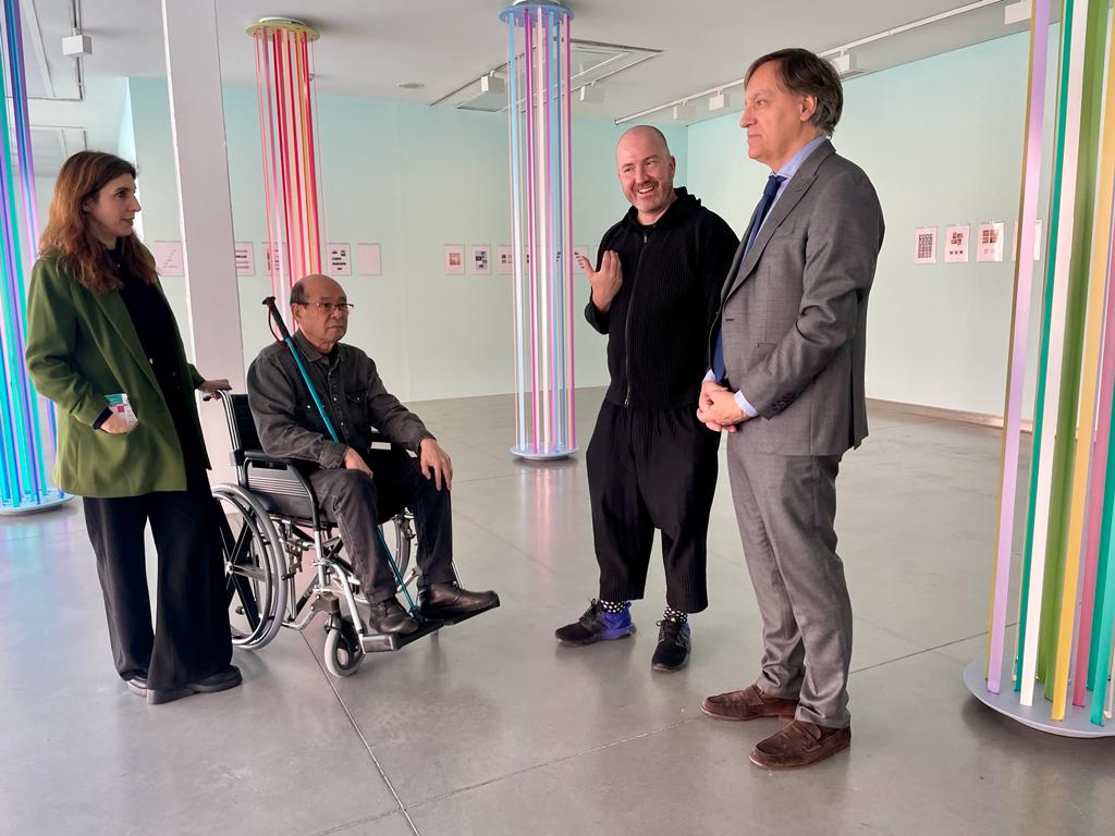 Presentacion de la nueva exposicion del artista japones Mitsuo Miura en el DA2