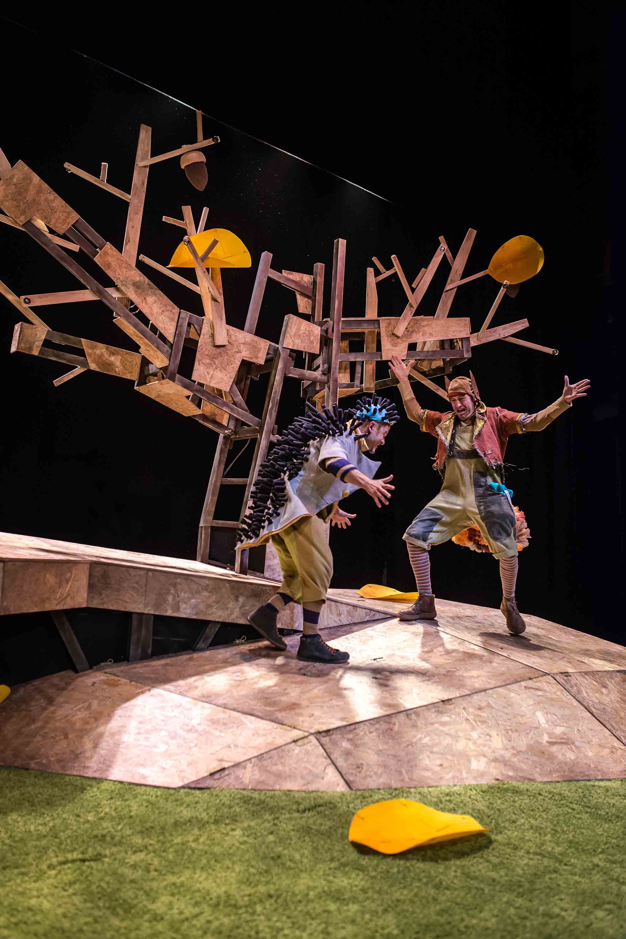 Una de las escenas de  La fabula de la ardilla