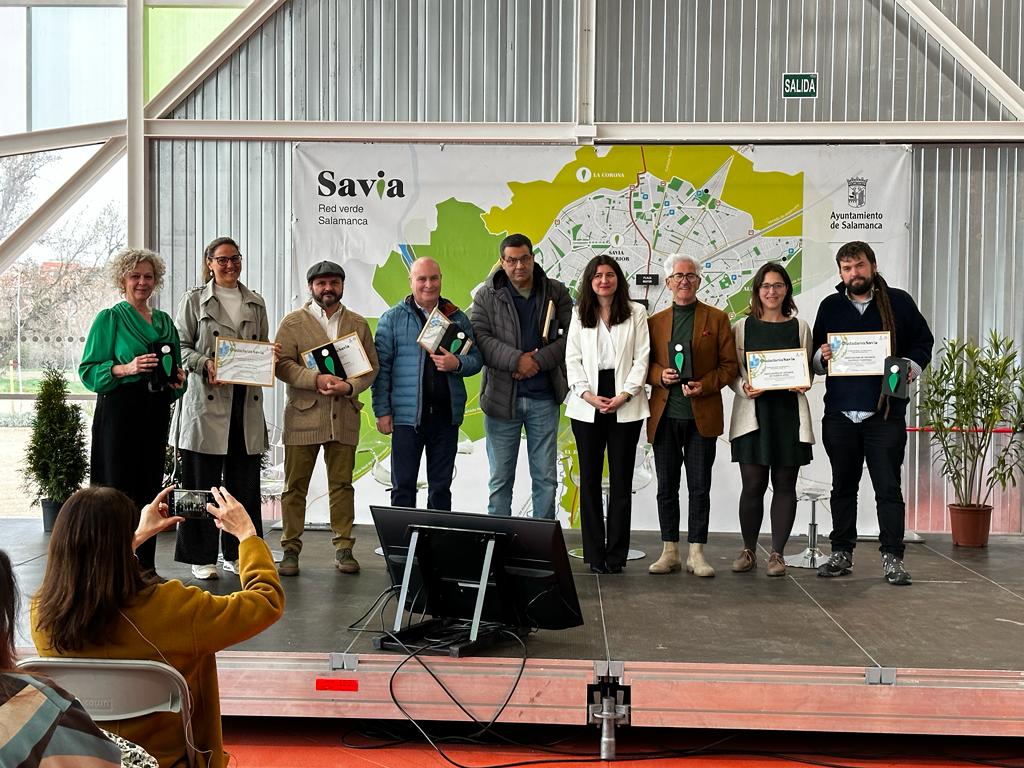 Entrega de reconocimientos durante la jornada del Savia Day