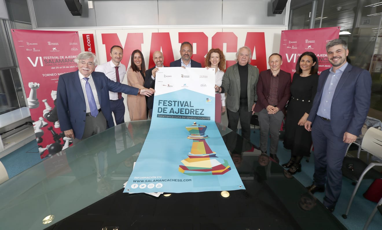 Presentacion de la V edicion del festival  Salamanca  cuna del ajedrez moderno