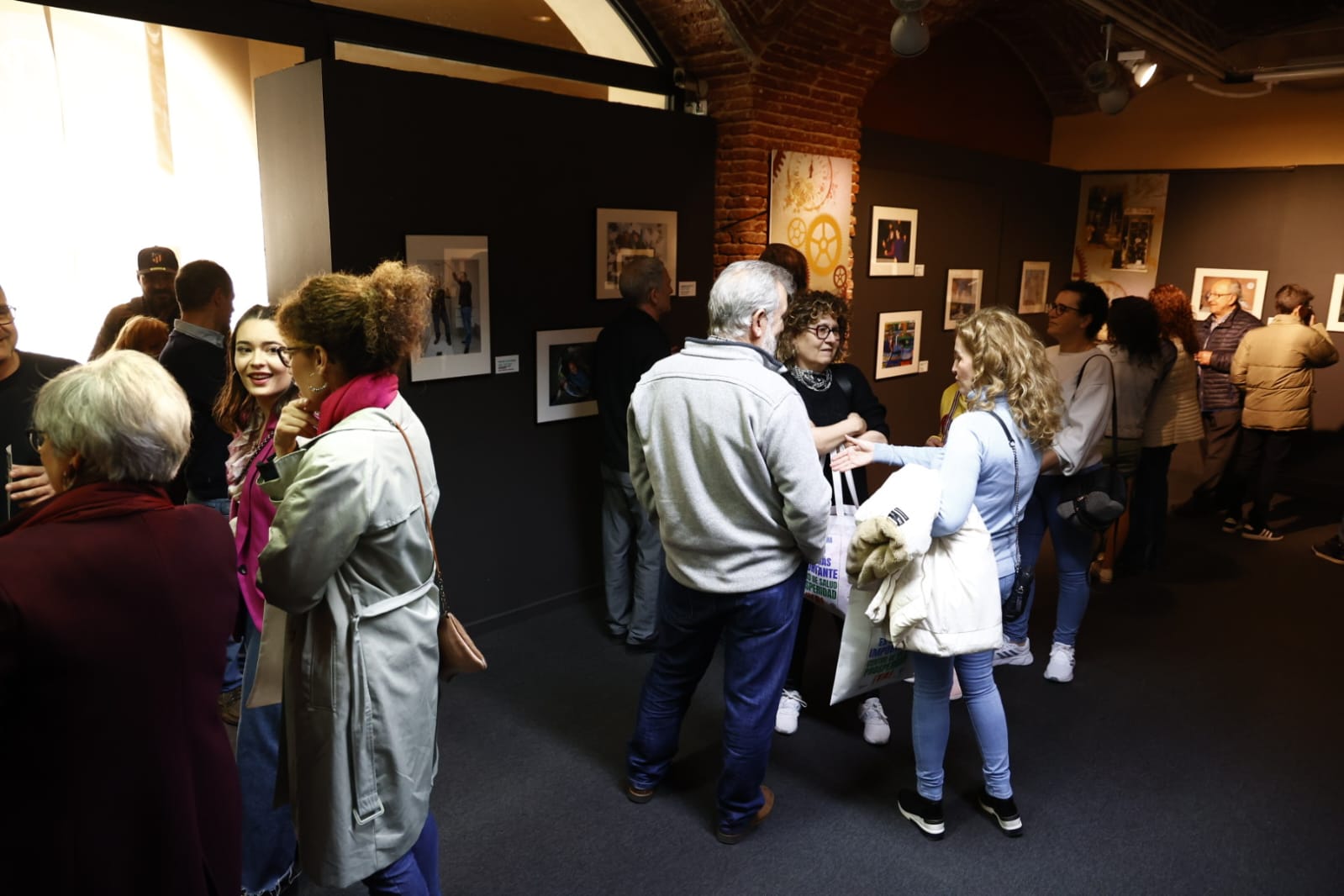 Inauguracion de la exposicion  Bienvenidos. la calidez del comercio