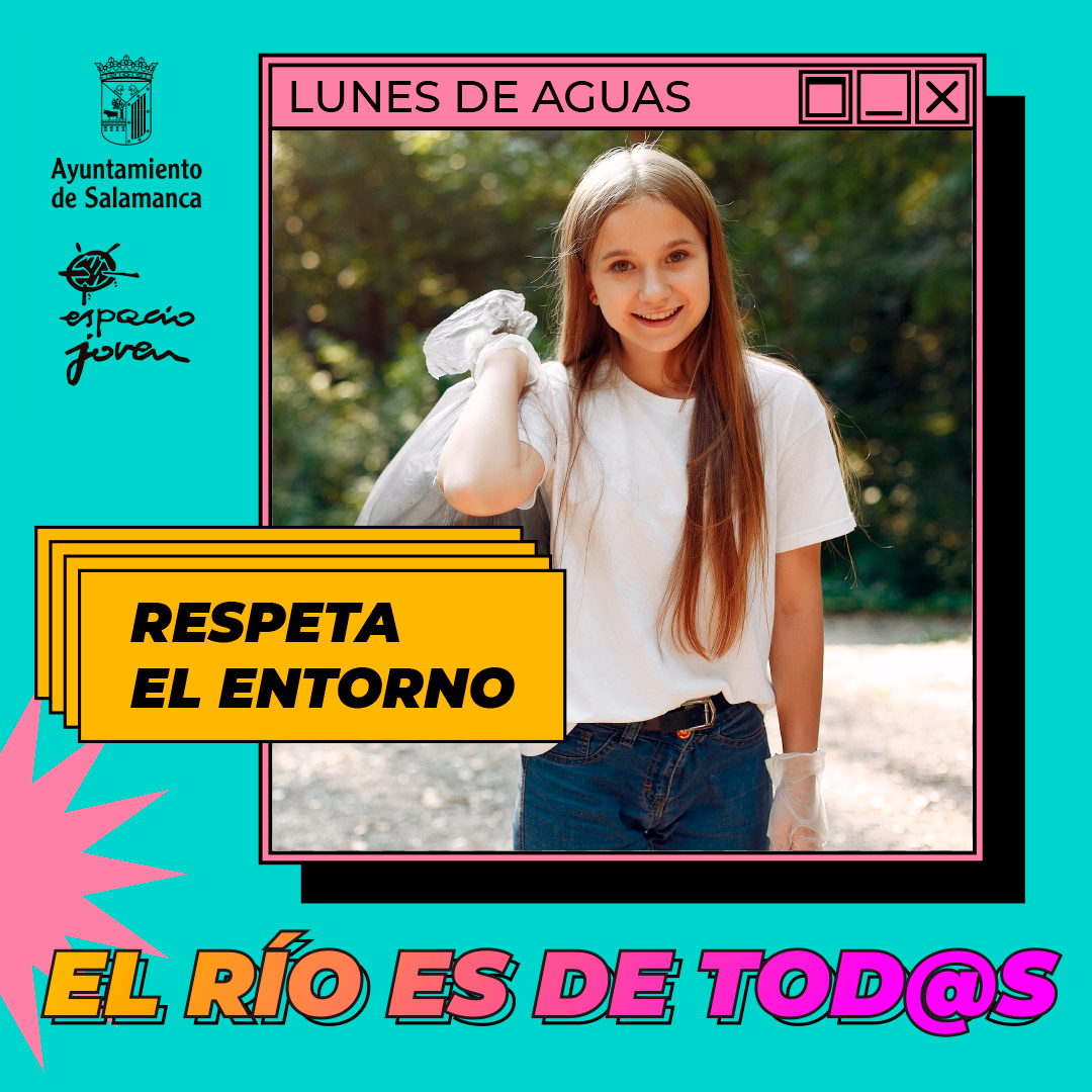 Uno de los carteles de la campana informativa  Por un Lunes de Aguas sin excesos