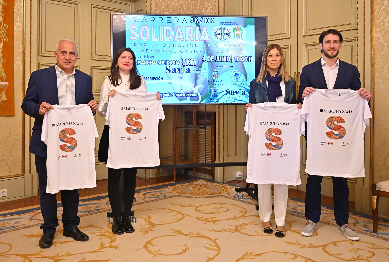 Presentacion de la IX Carrera Solidaria por la Donacion de Organos   III Marcha Savia