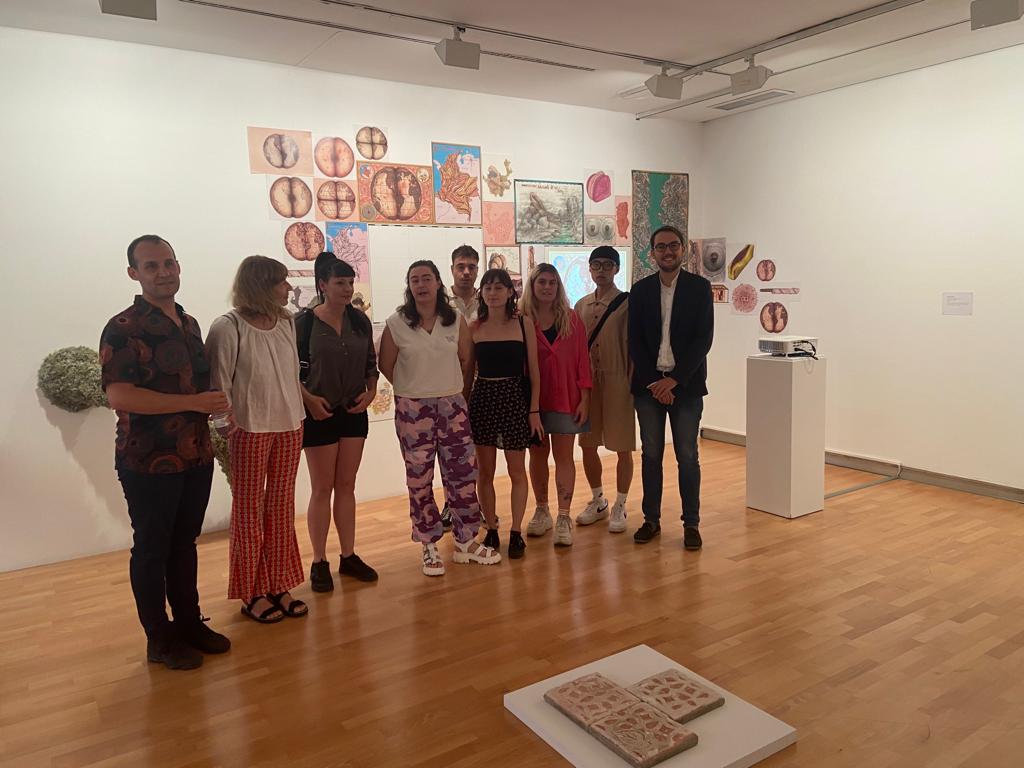 Inauguracion de la exposicion con los Trabajos de Fin de Master de la facultad de Bellas Artes