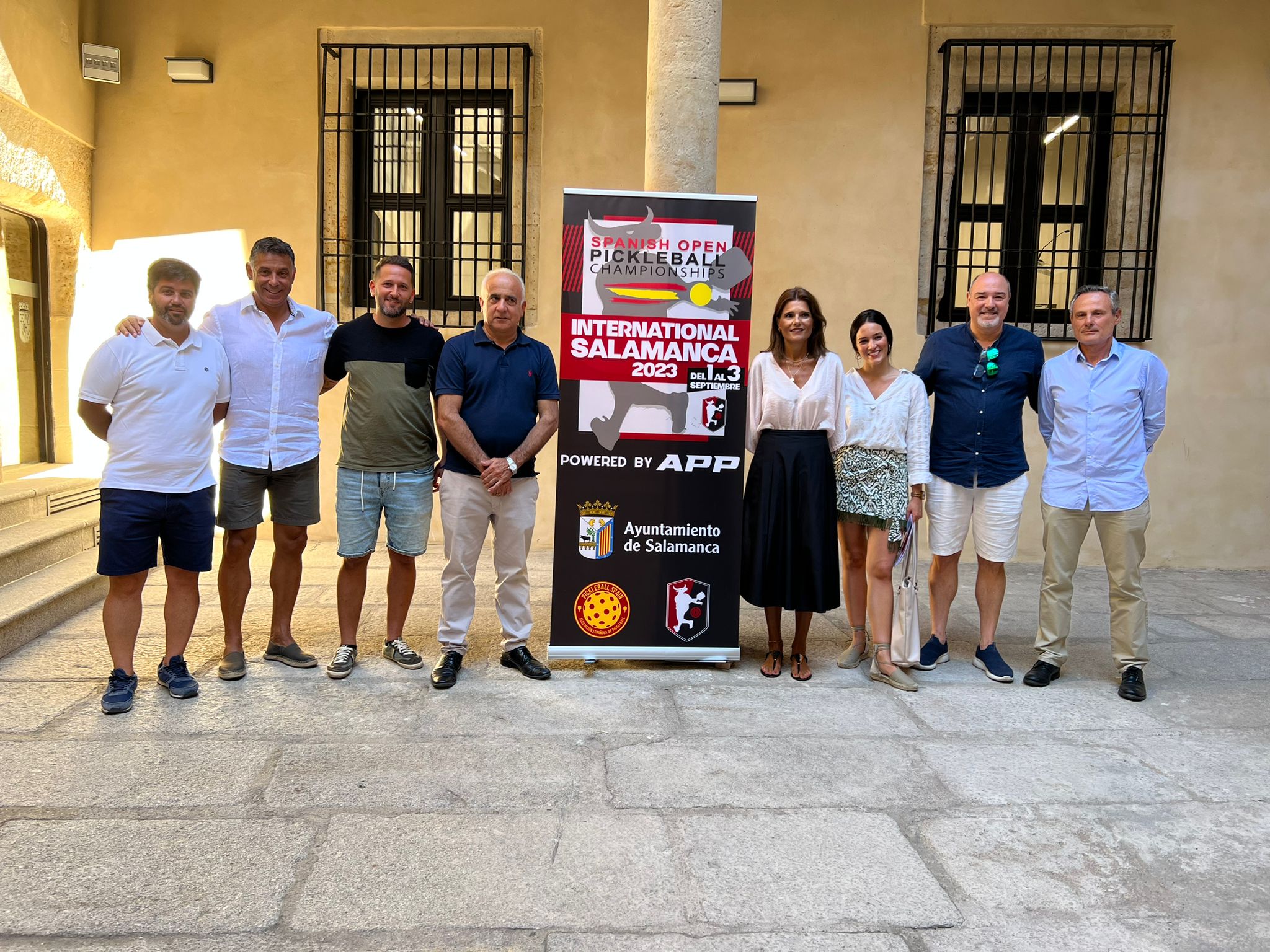 Presentacion del VIII Spanish Open Pickleball Internacional que se celebrara en Salamanca