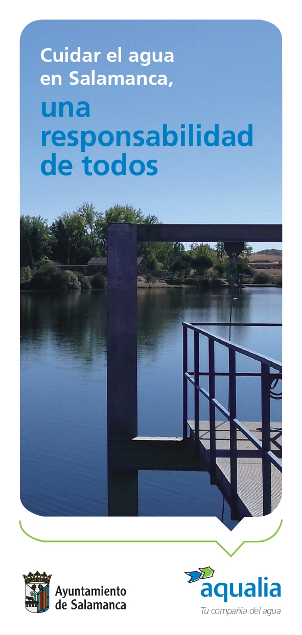 Diptico informativo  Cuidar el agua en Salamanca