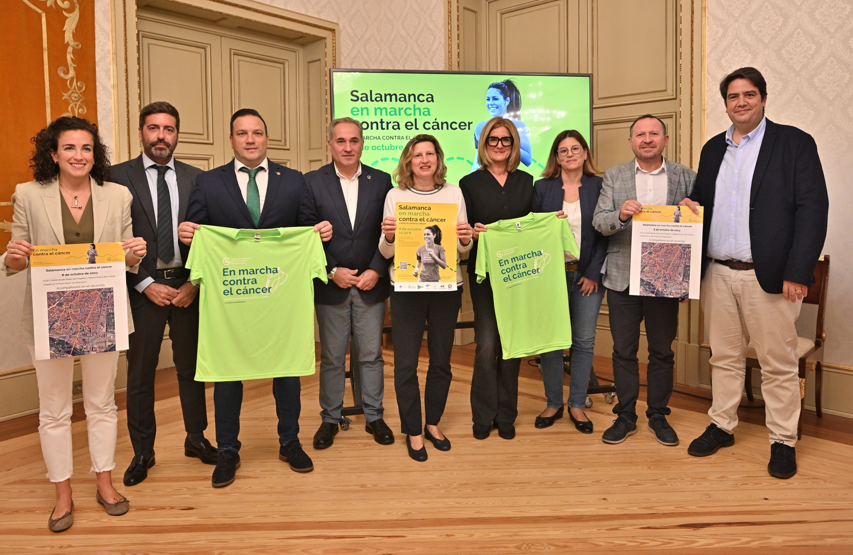 El Ayuntamiento respalda una nueva edicion de  Salamanca en marcha contra el cancer