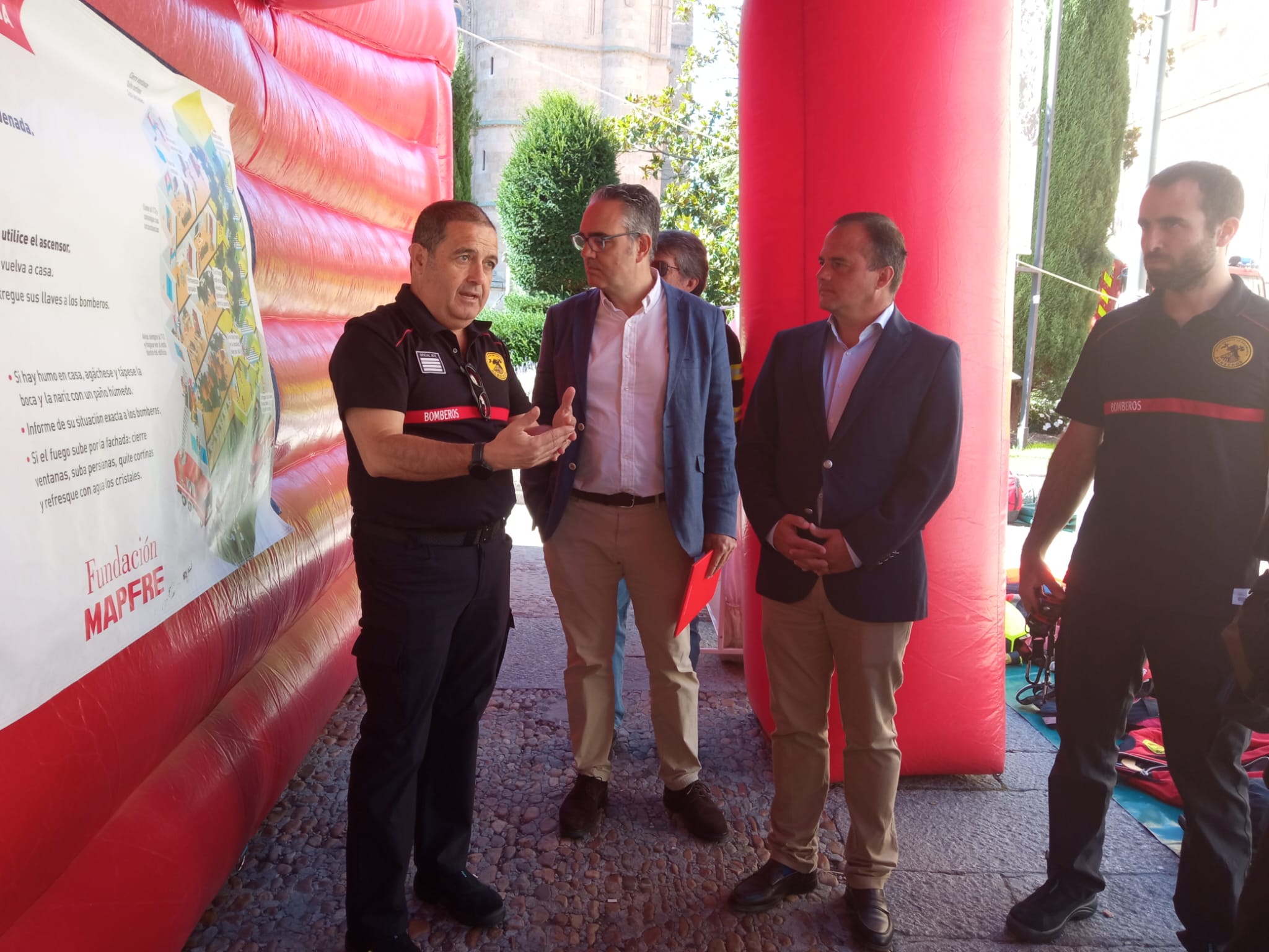 Semana de la Prevencion de Incendios en la plaza de Anaya