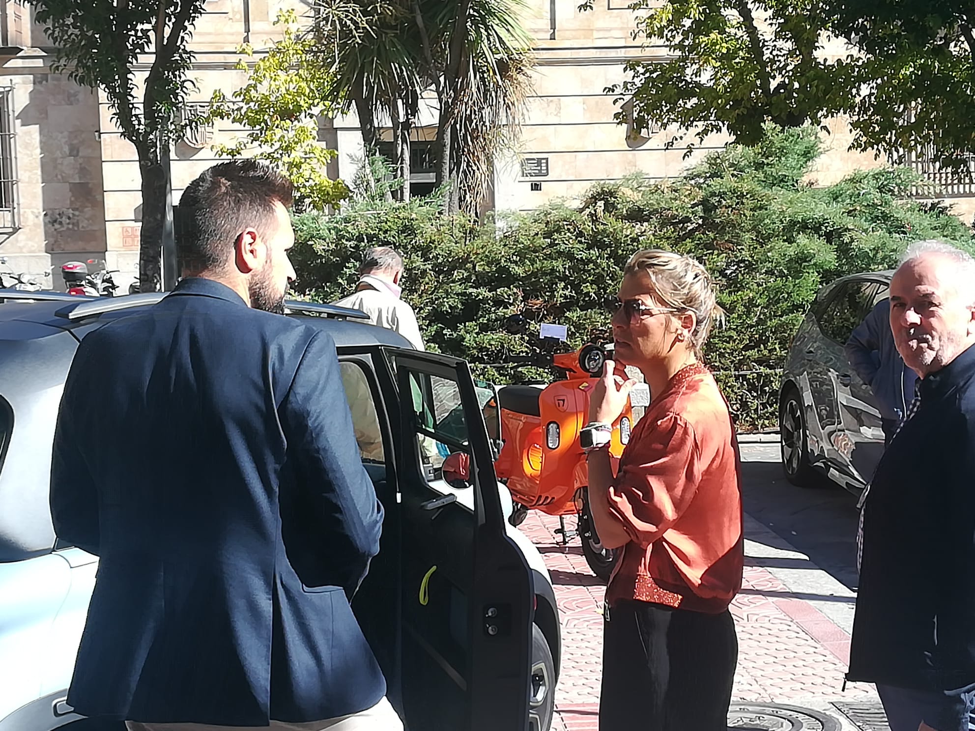 Semana de la Movilidad en la plaza de Los Bandos