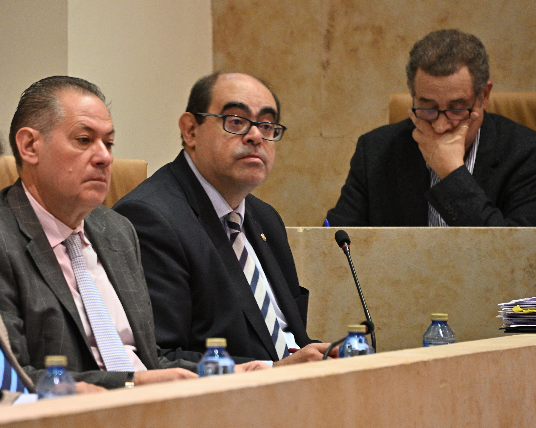 Fernando Rodriguez durante su exposicion en el Pleno del Ayuntamiento