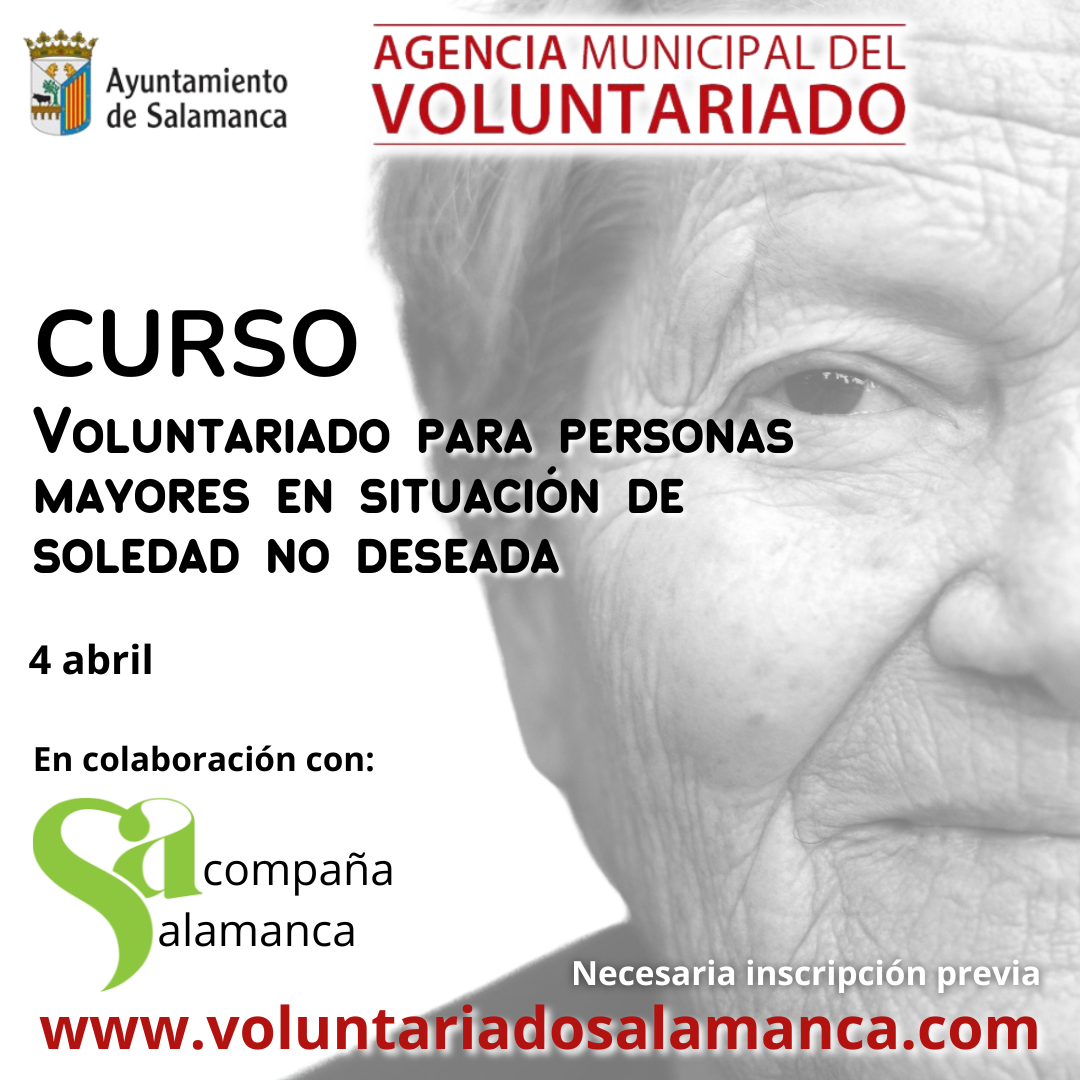 Actividad de voluntariado para acompanar a personas mayores
