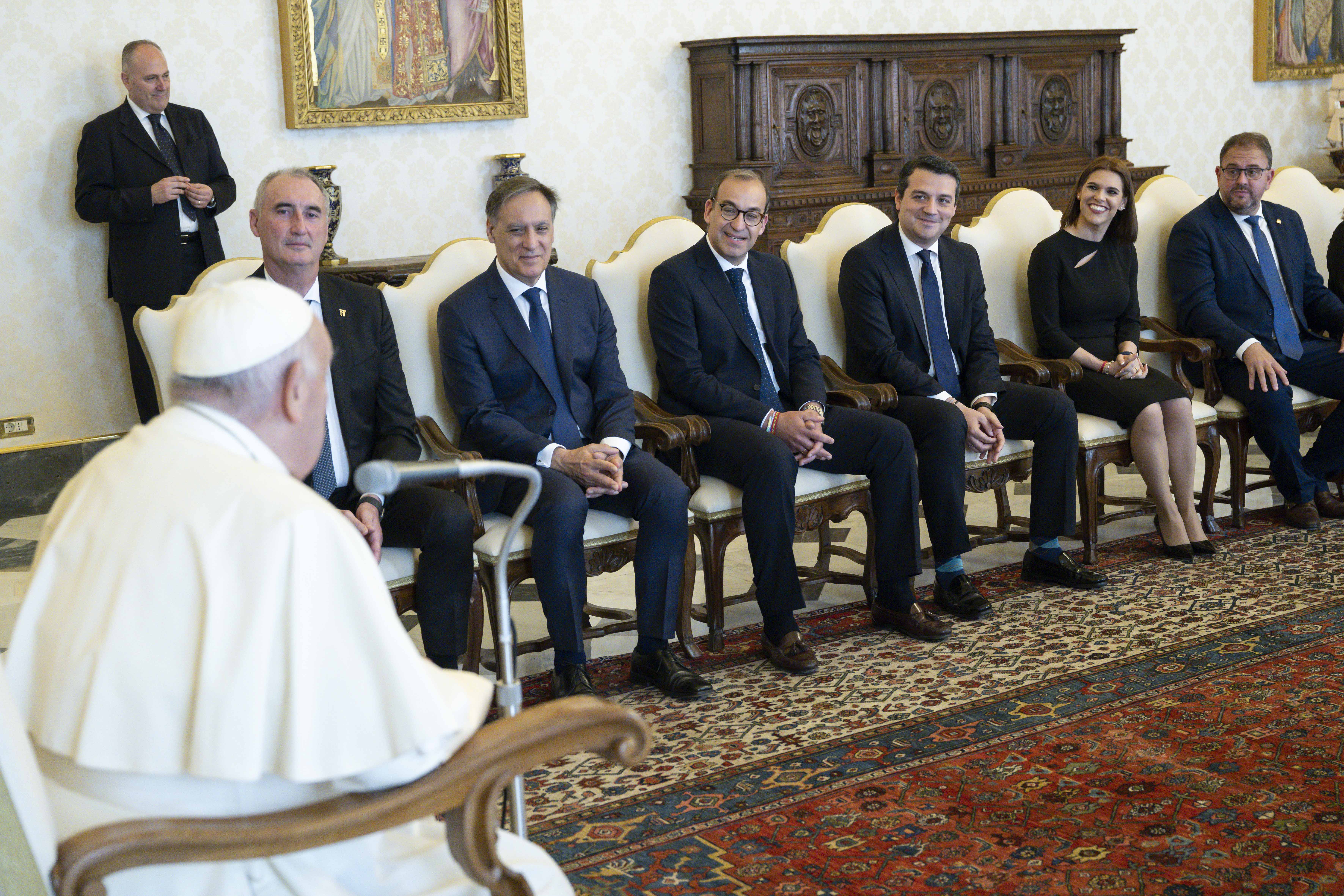 El Papa Francisco recibe en audiencia privada a los alcaldes y alcaldesas del GCPHE