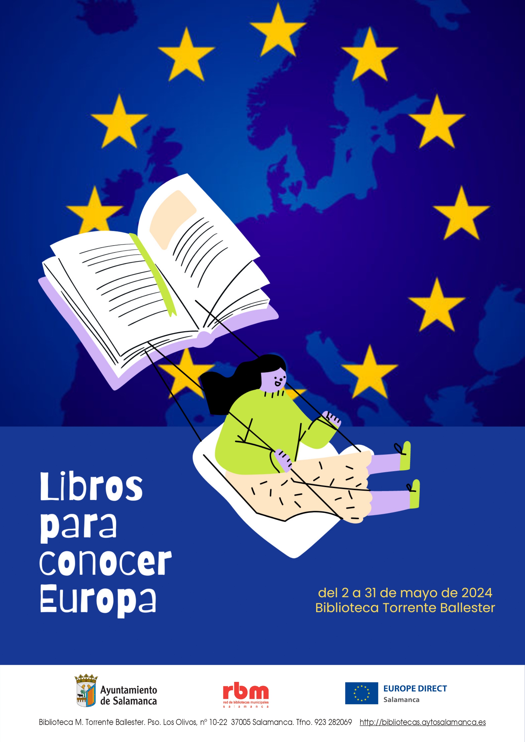 Cartel de la exposicion  Libros para conocer Europa