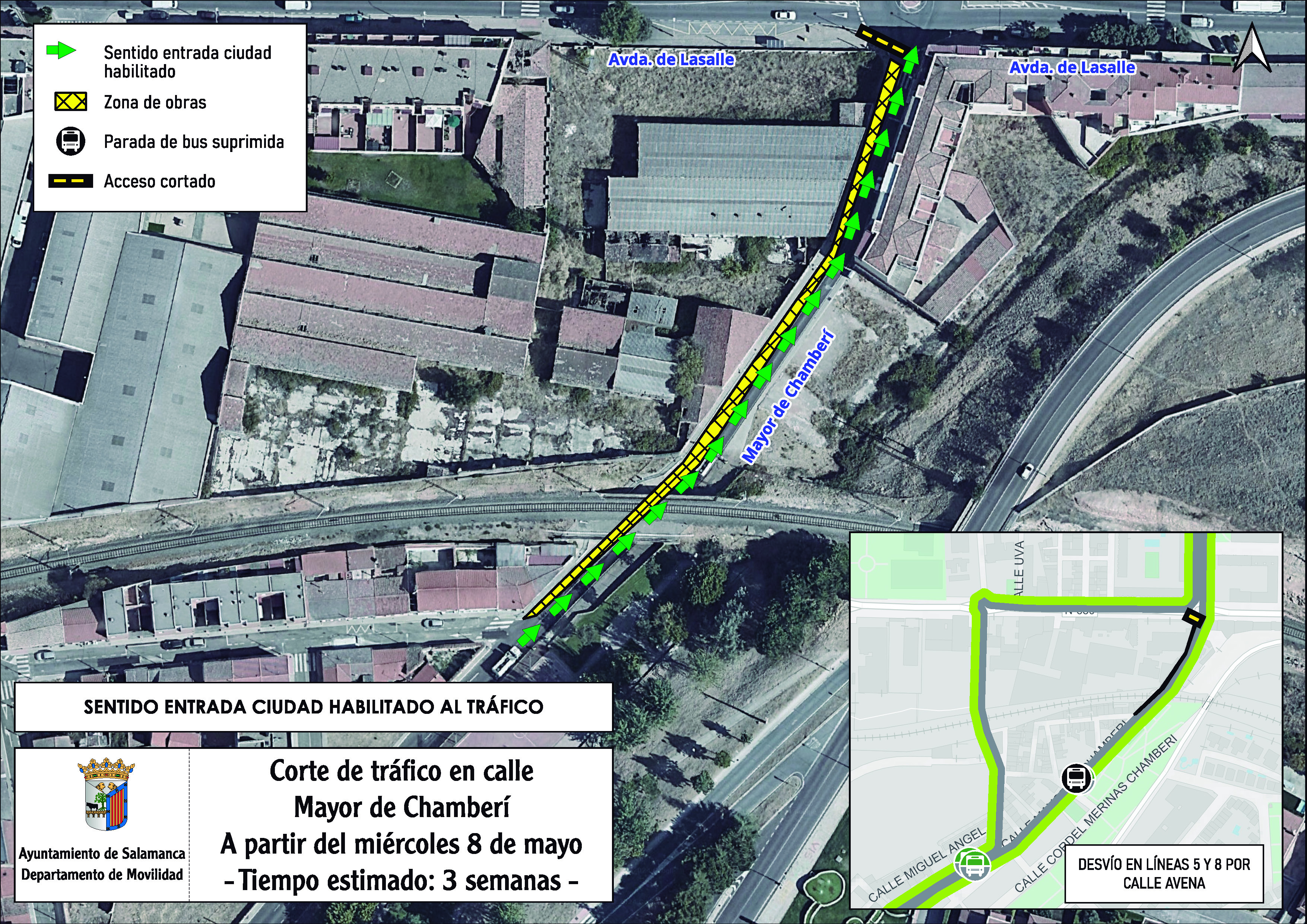 Calle Mayor de Chamberi estara cerrada al trafico