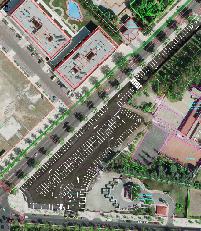 Nuevo aparcamiento en superficie gratuito en el barrio de Chinchibarra